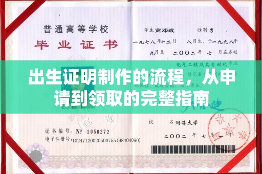 宾县出生证明制作的流程，从申请到领取的完整指南